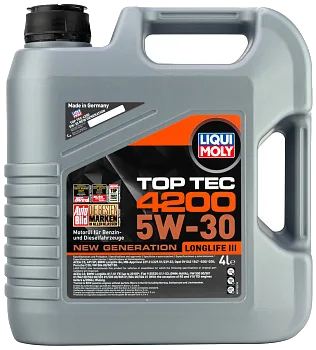 Моторное масло Liqui Moly Liqui Moly Top Tec 4200 5W-30