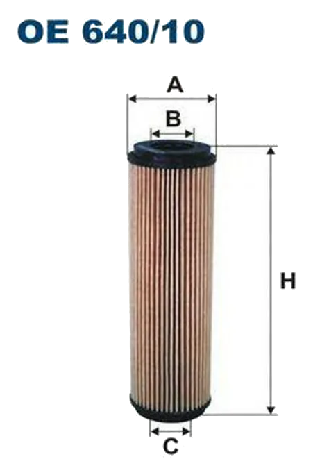 Масляный фильтр Filtron OE640/10 (вставка)